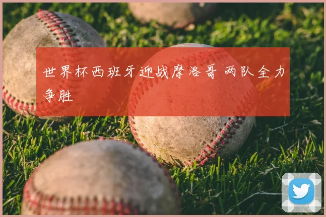 世界杯西班牙迎战摩洛哥 两队全力争胜